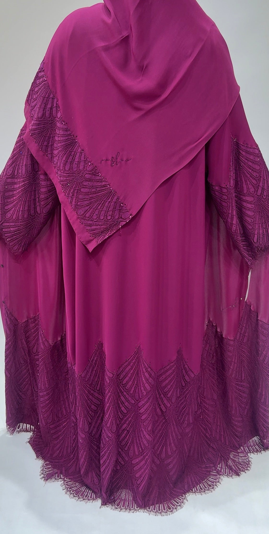 Magenta Exclusive Abaya