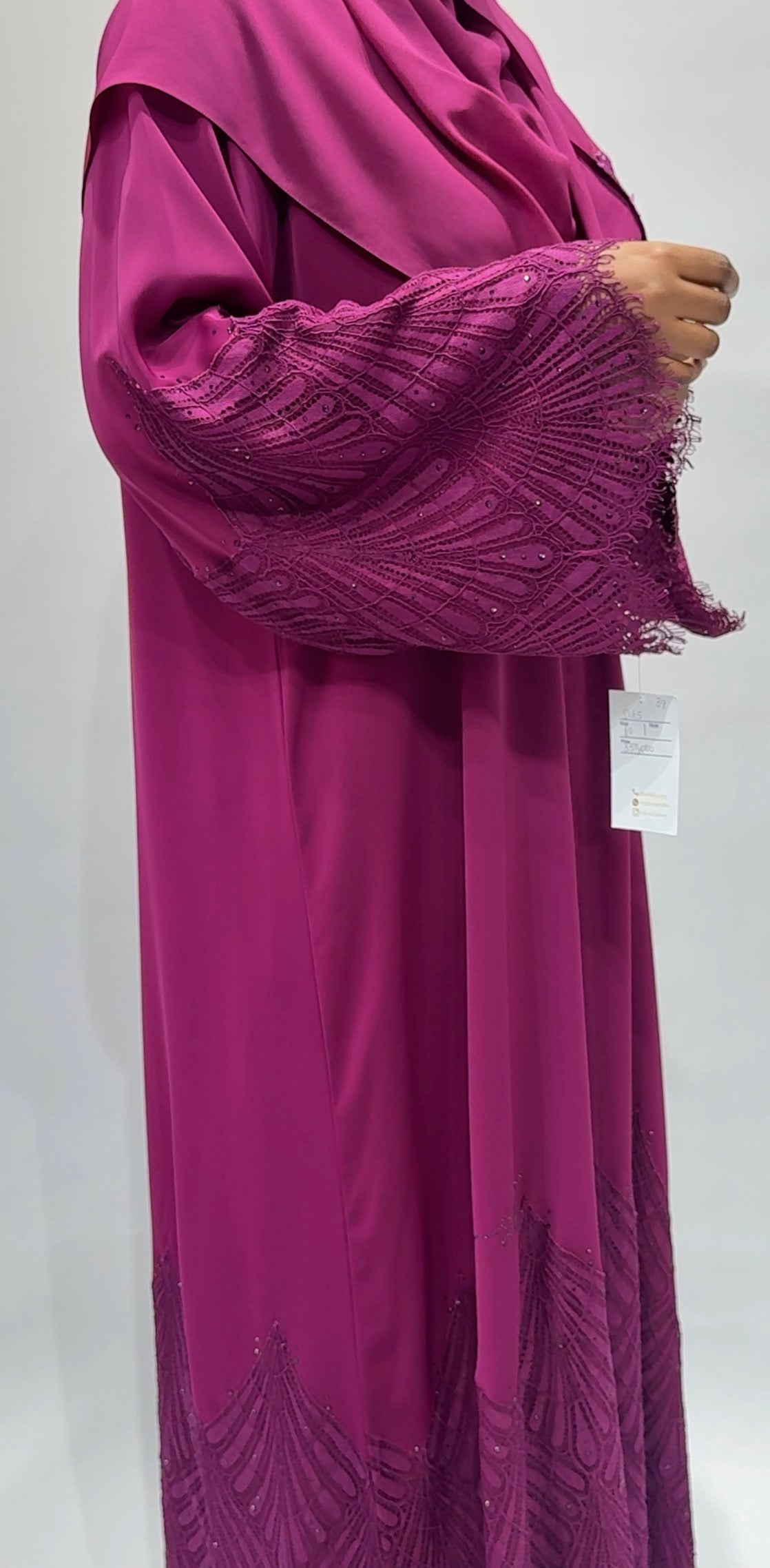 Magenta Exclusive Abaya