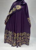 Luxury Hand-Cut Floral Abaya