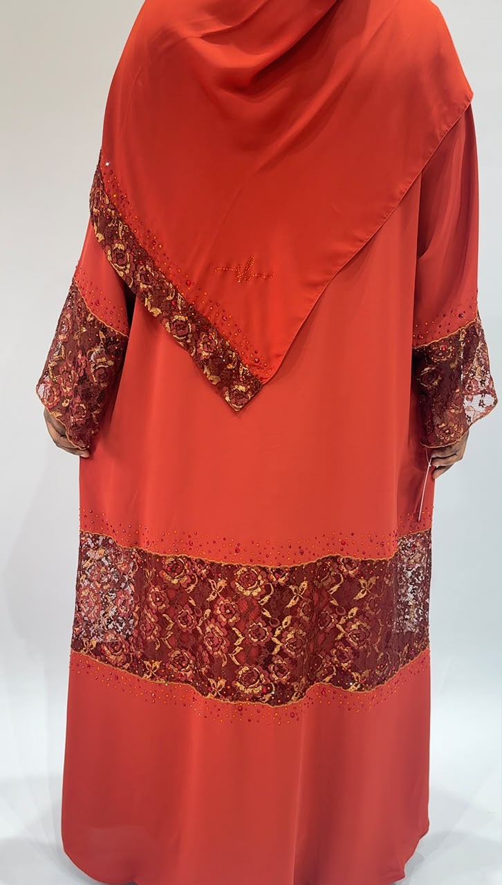 Ember Royale lace Exclusive-Abaya