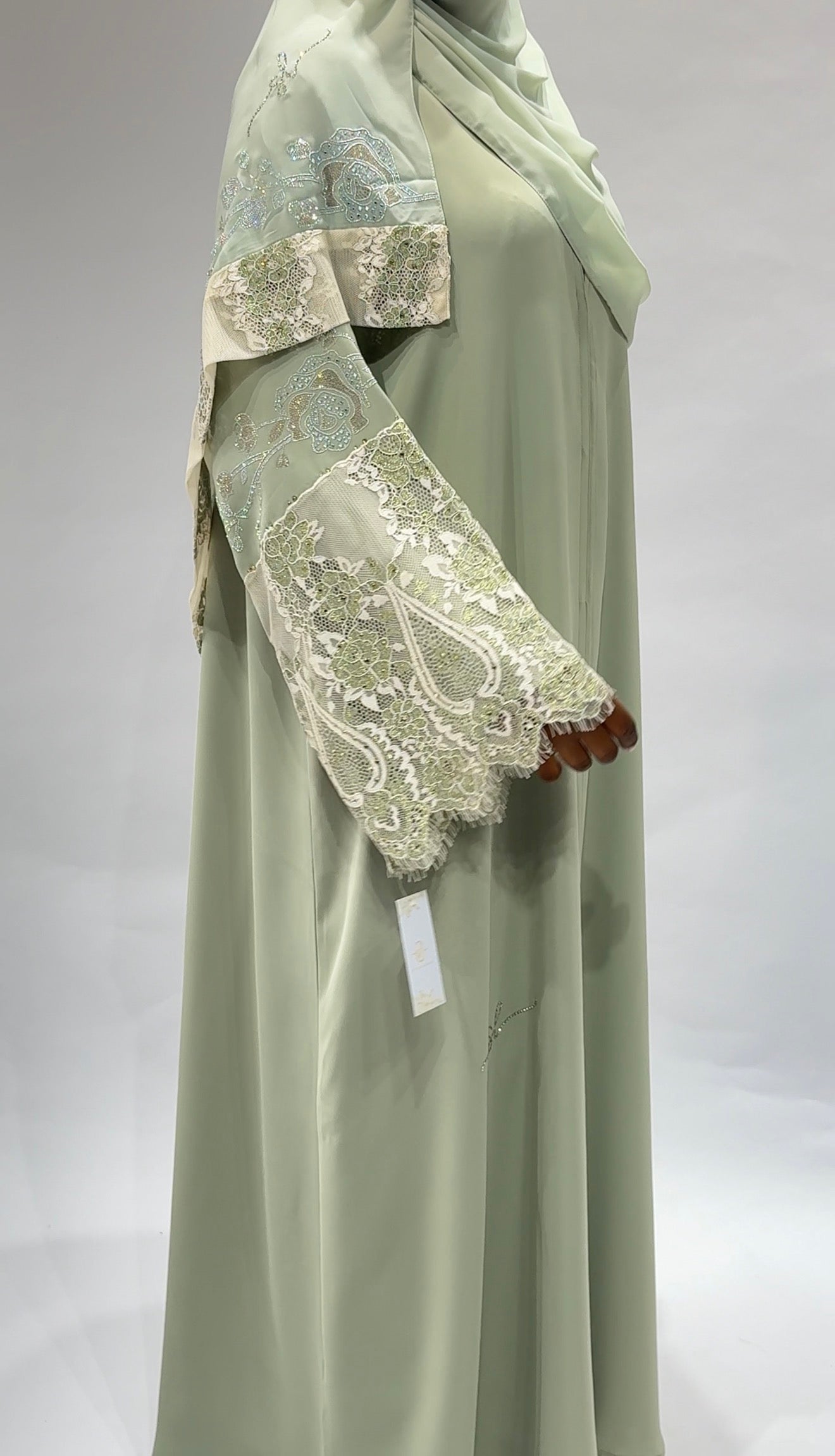 Mint Green  Abaya