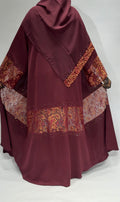 Burgundy Heritage Exclusive-Abaya