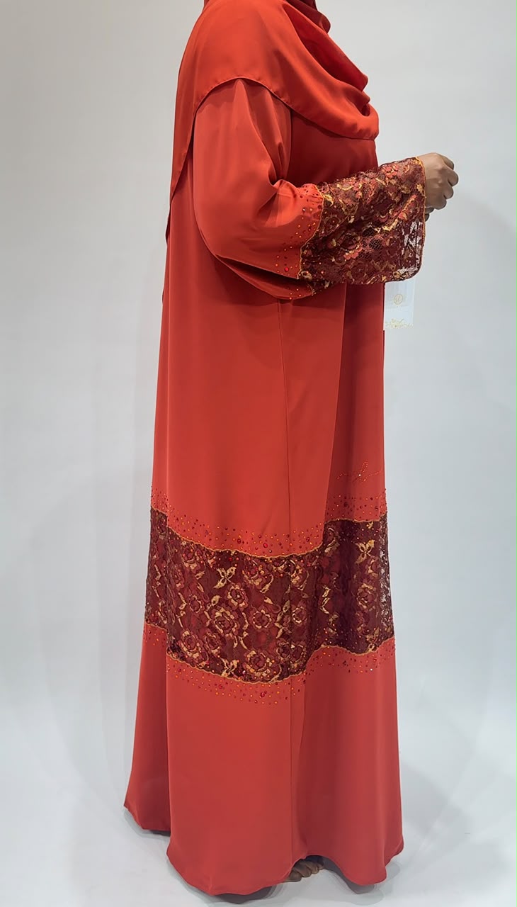 Ember Royale lace Exclusive-Abaya