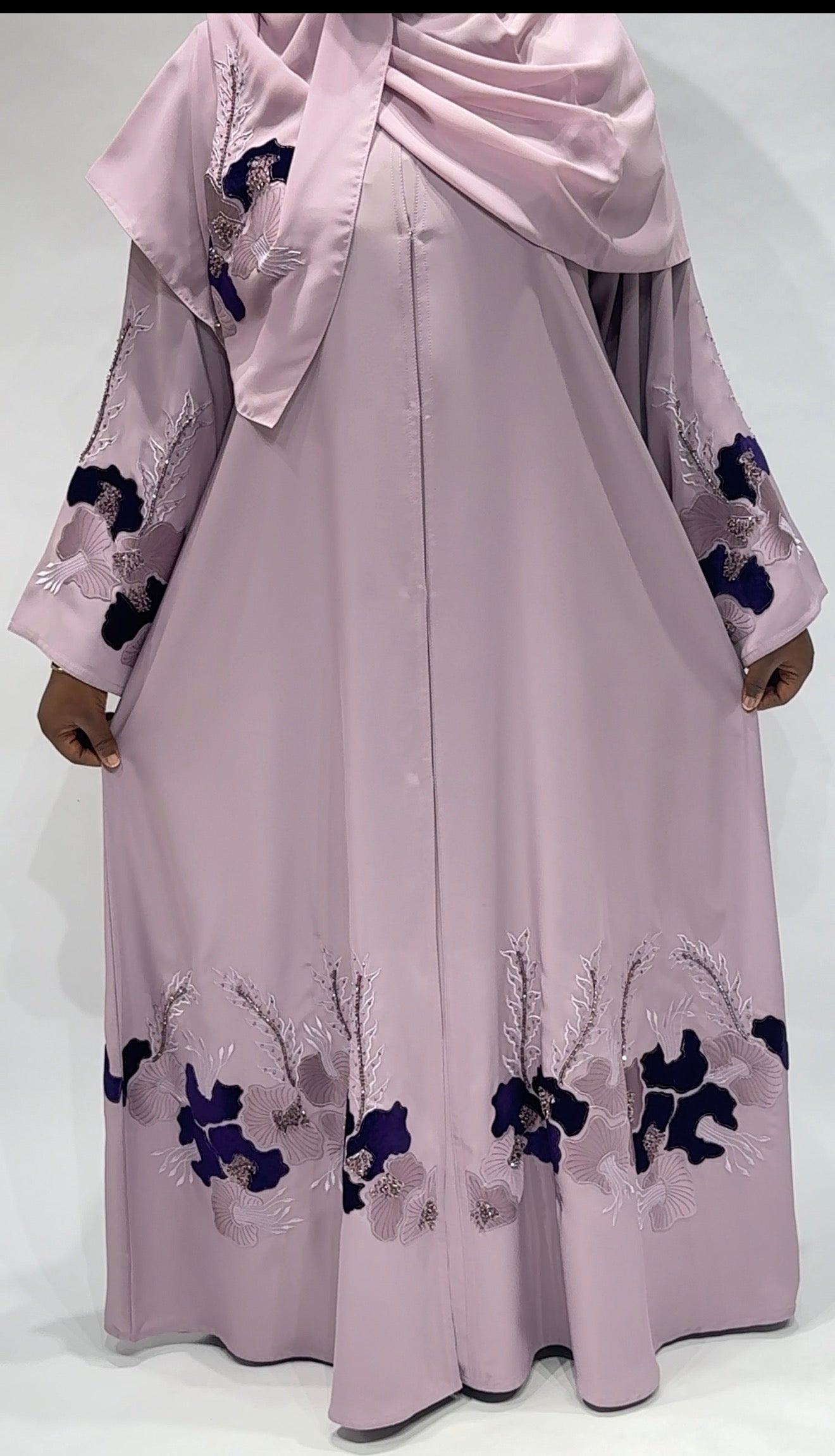 Bloom Embroidered Exclusive-Abaya