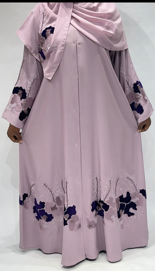 Bloom Embroidered Exclusive-Abaya