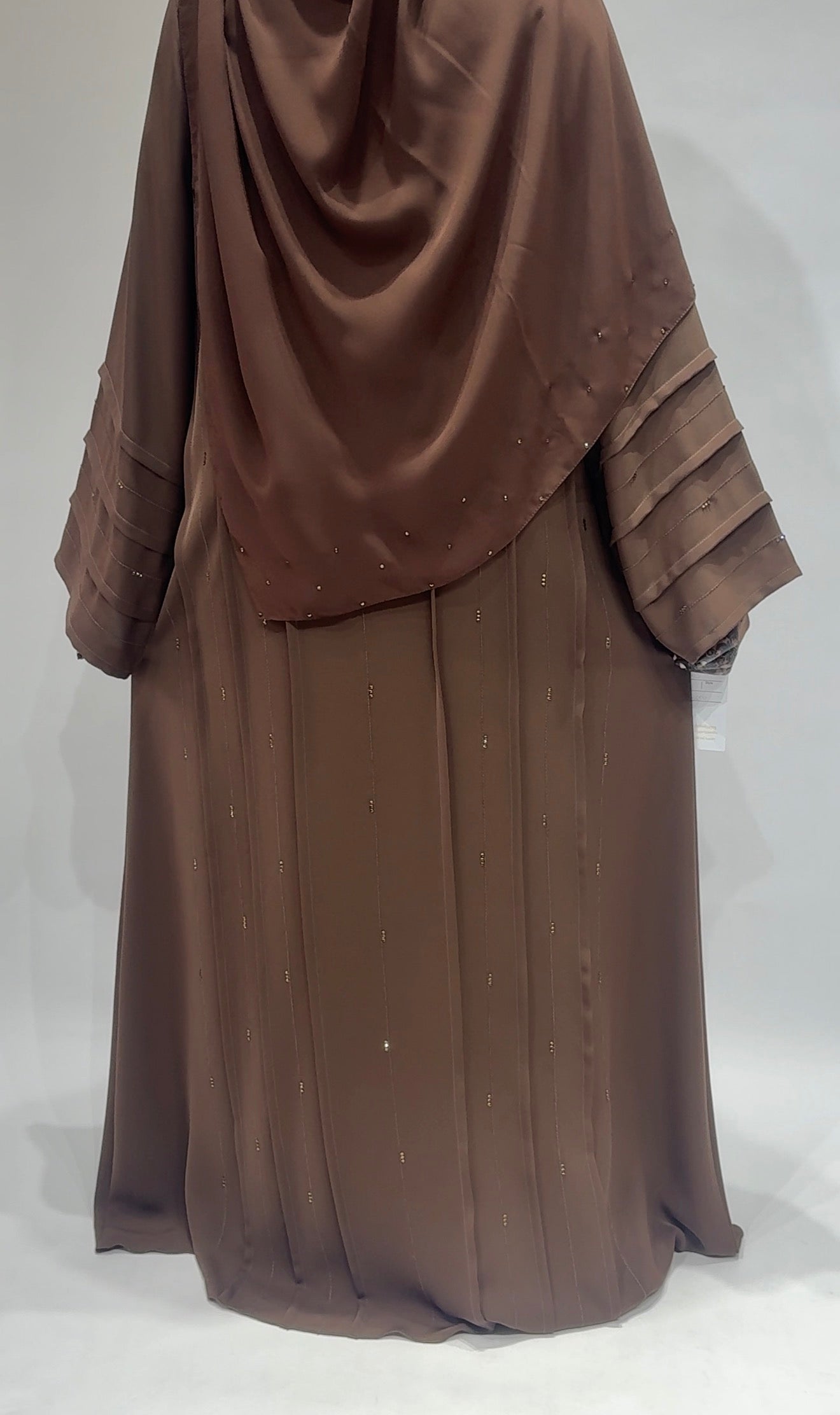 Mocha Grace Embellished Abaya