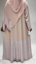 Elegant blush pink  Royale Exclusive-Abaya