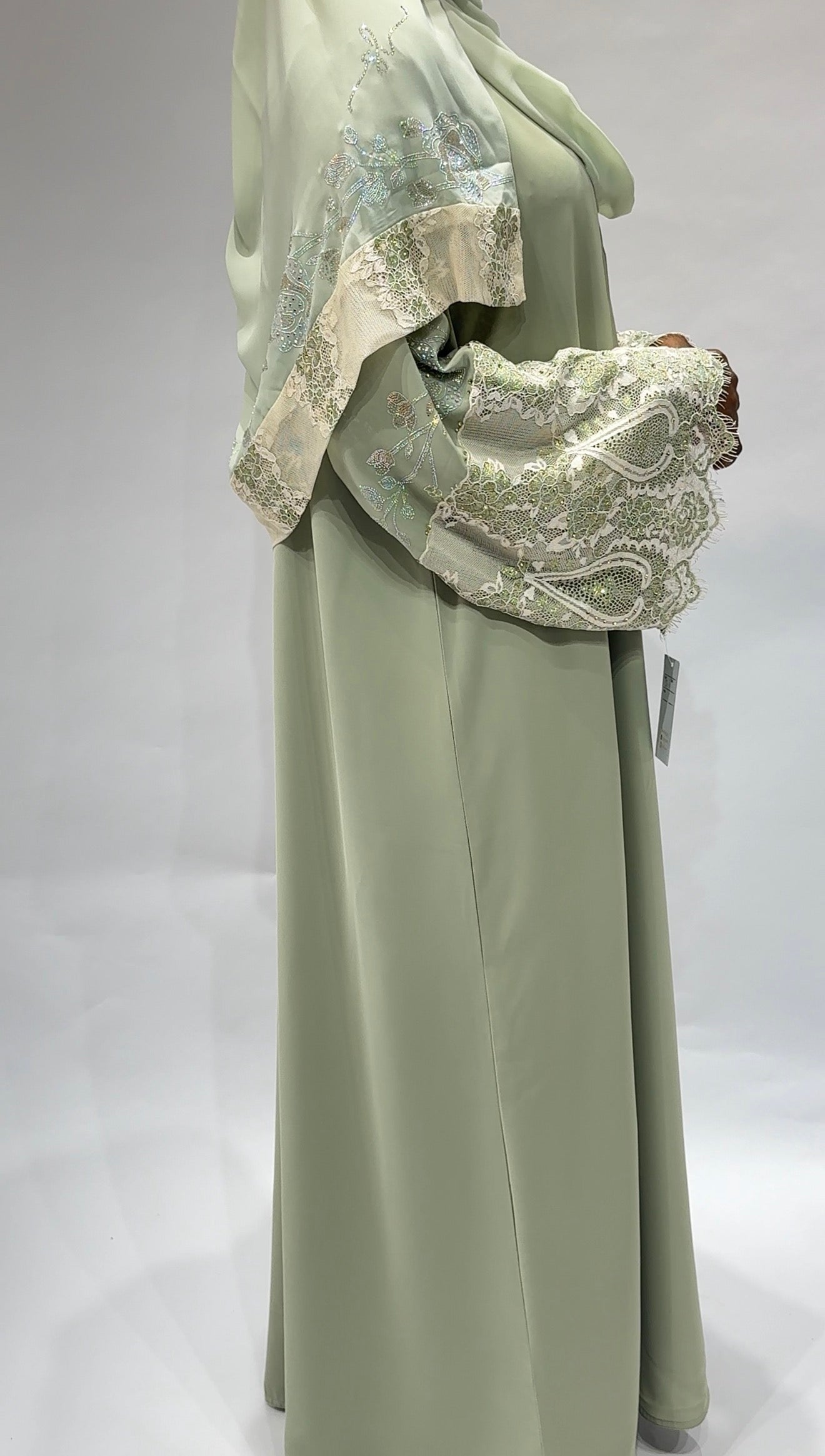 Mint Green  Abaya