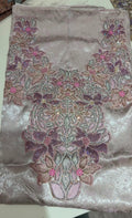 Dusty Rose Embellished Mukhawar – Unstitched