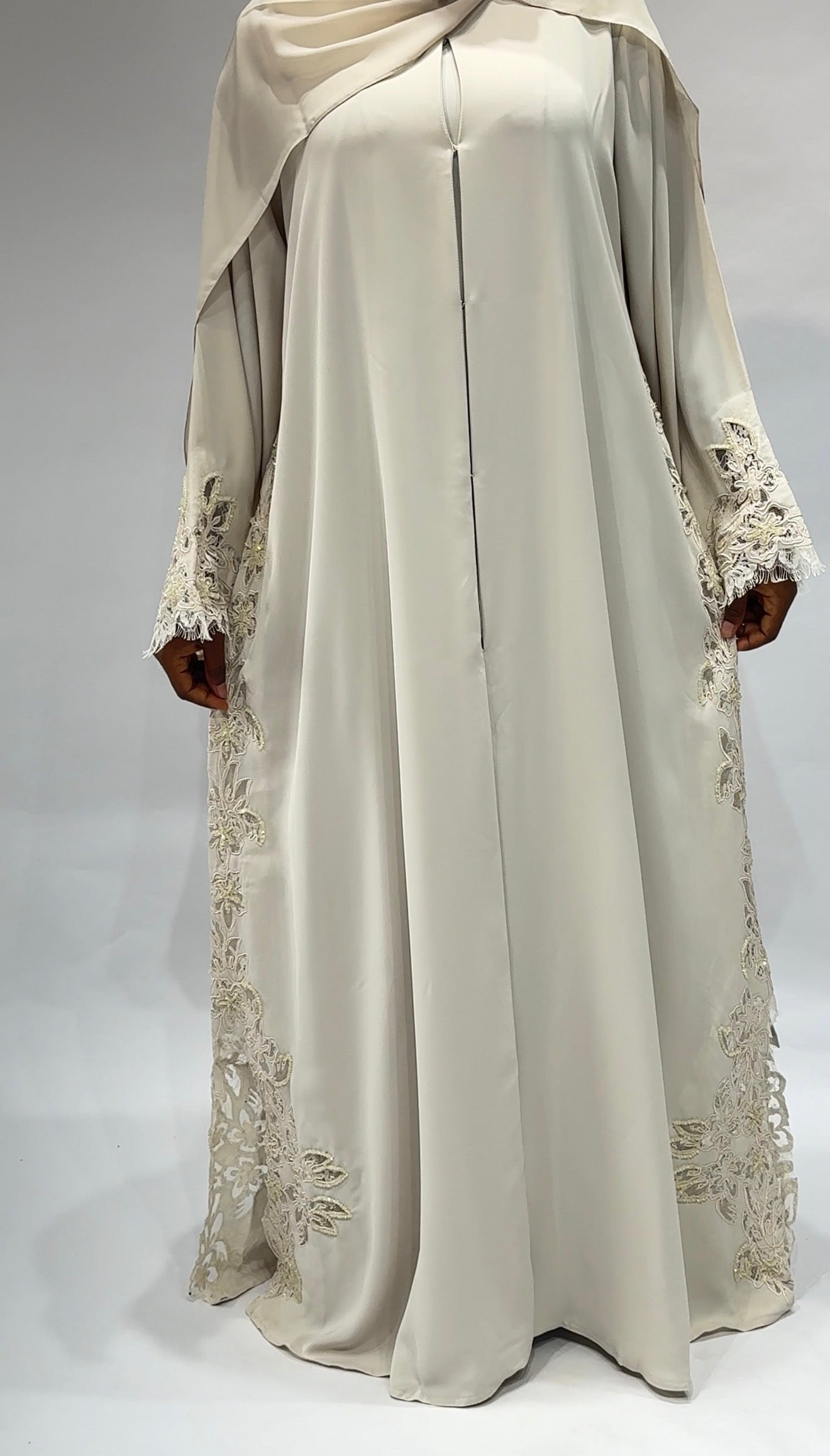 3 pieces Abaya with matching inner