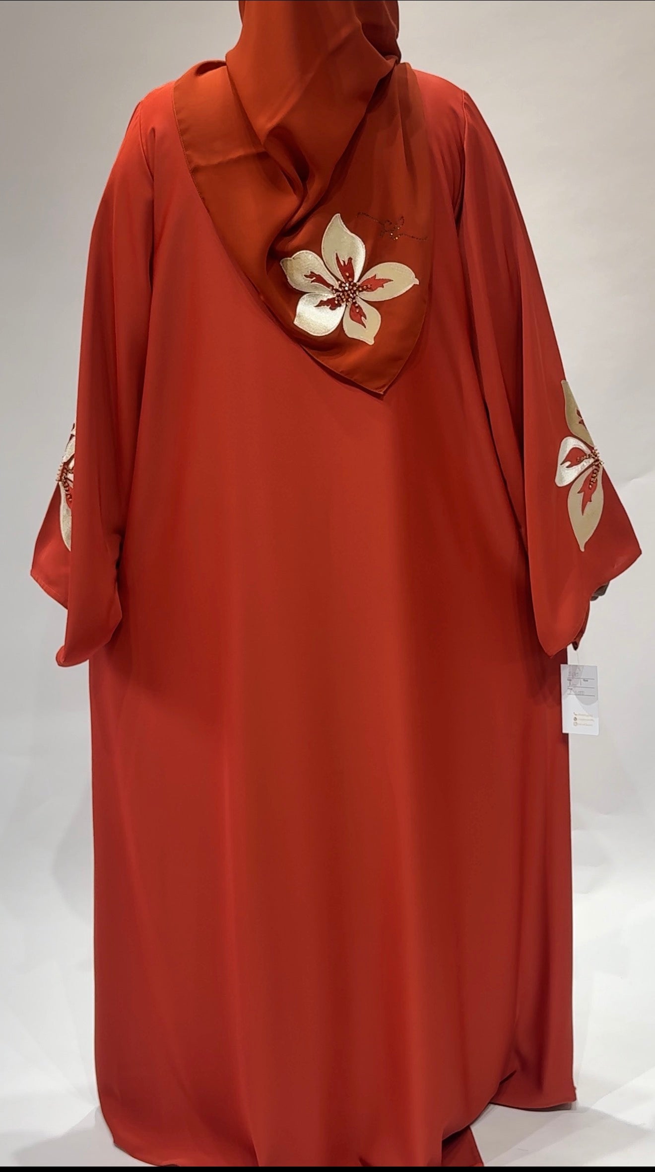Rust Blossom Luxe Exclusive-Abaya