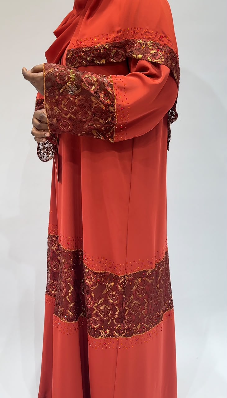 Ember Royale lace Exclusive-Abaya
