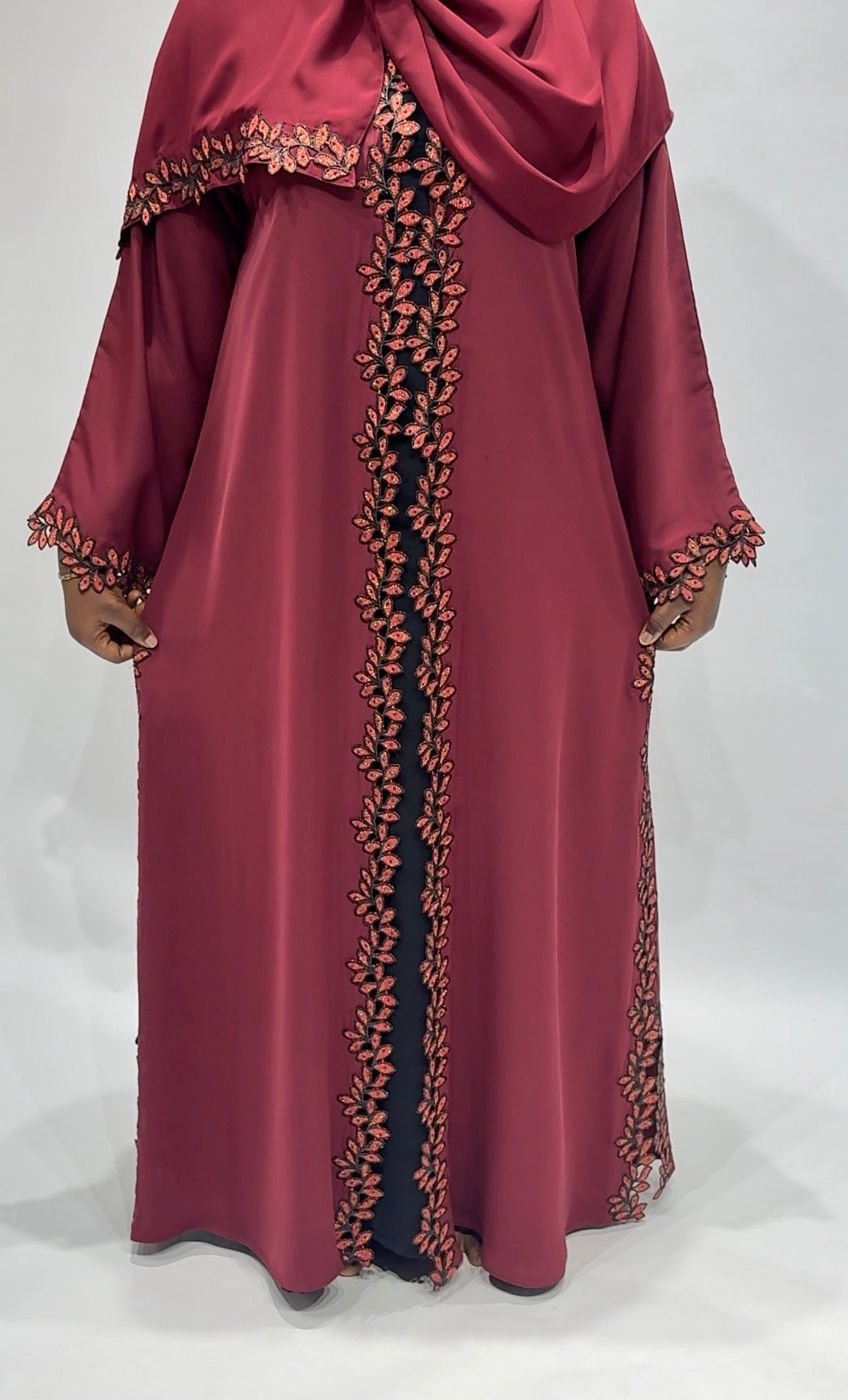Blossom Embroidered Abaya