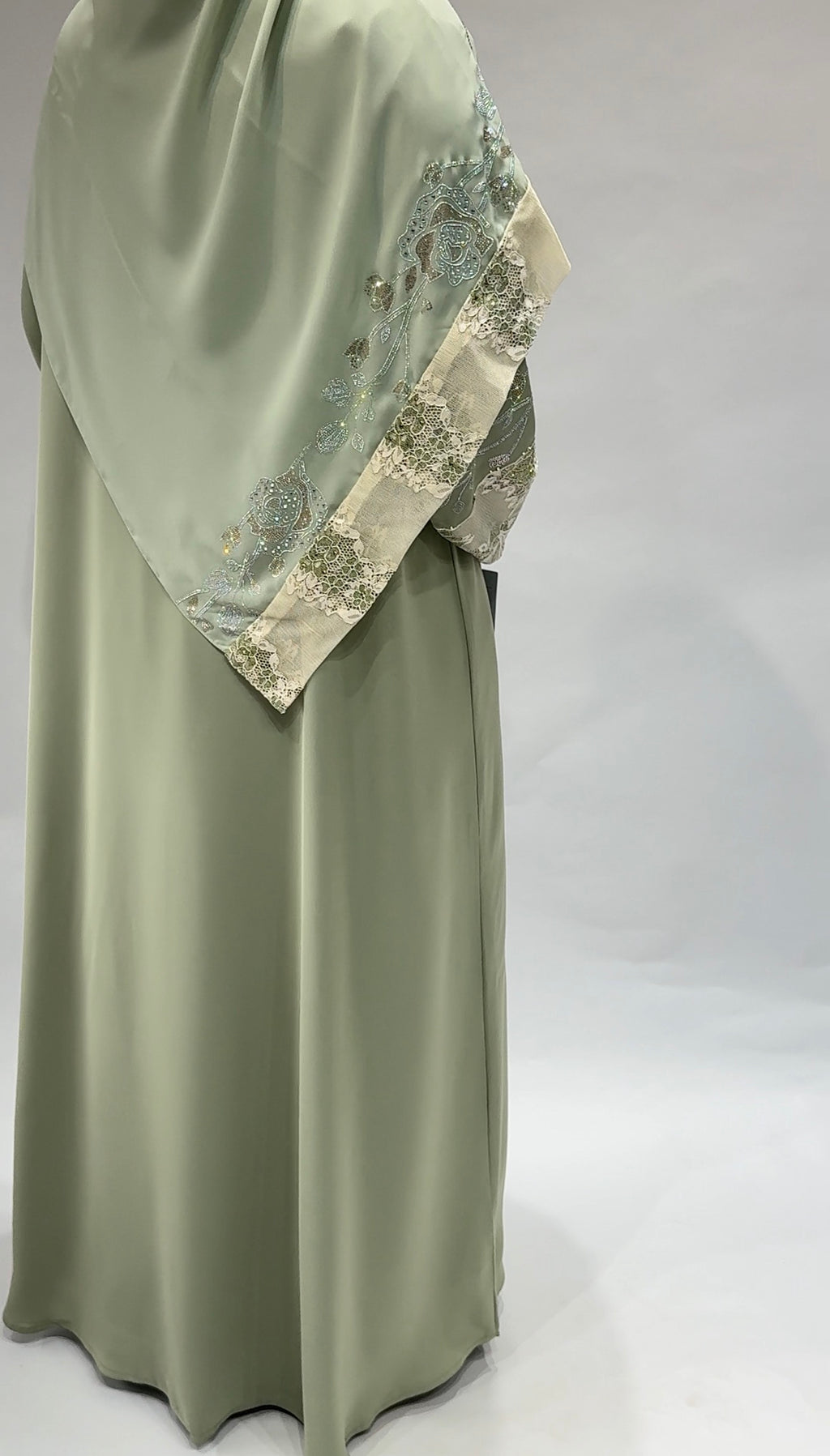 Mint Green  Abaya