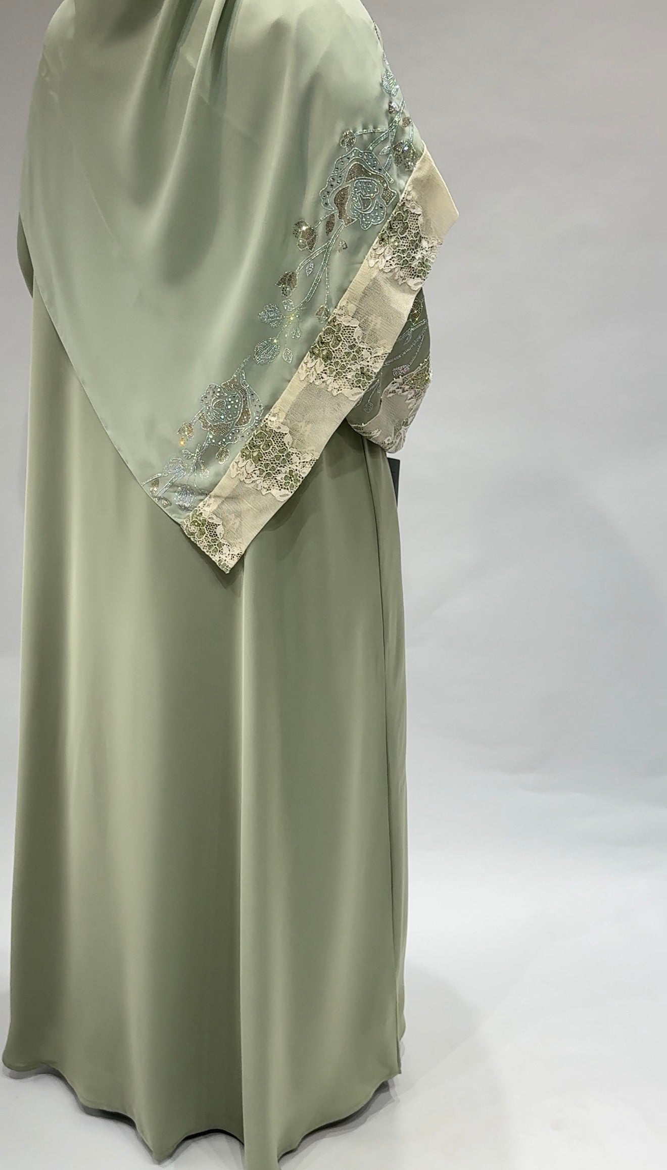 Mint Green  Abaya