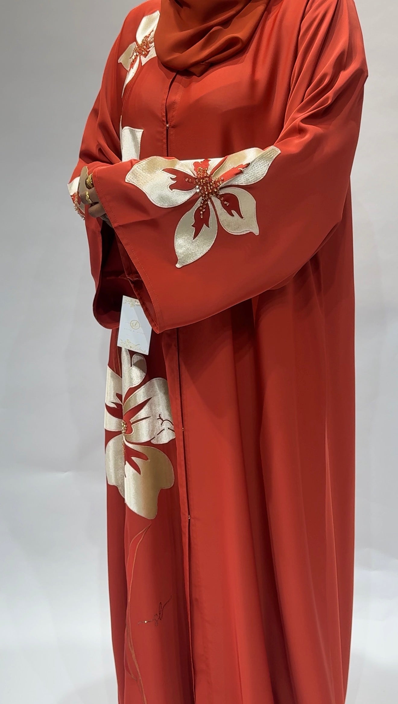 Rust Blossom Luxe Exclusive-Abaya