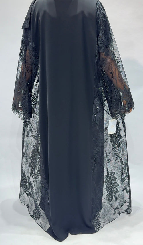 Black premium Abaya no inner