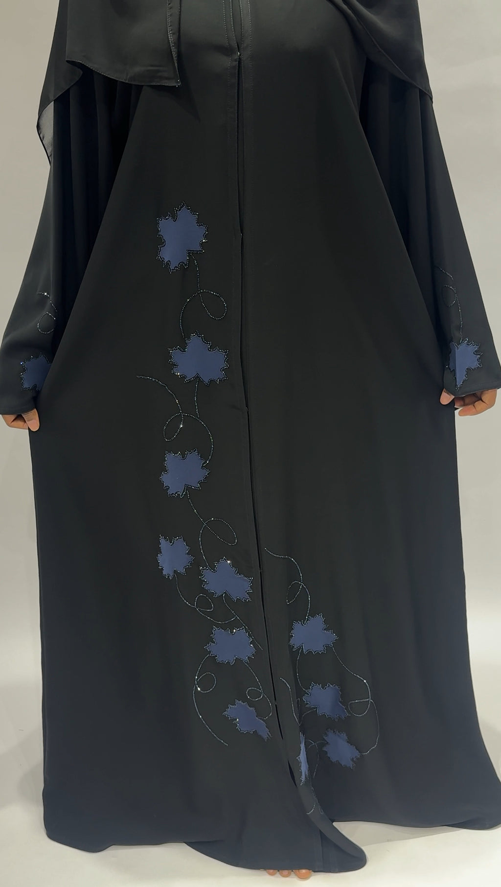 Dark Elegance Abaya