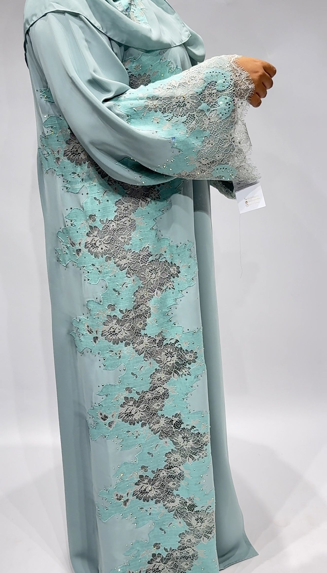 Embellished Lace Exclusive-Abaya