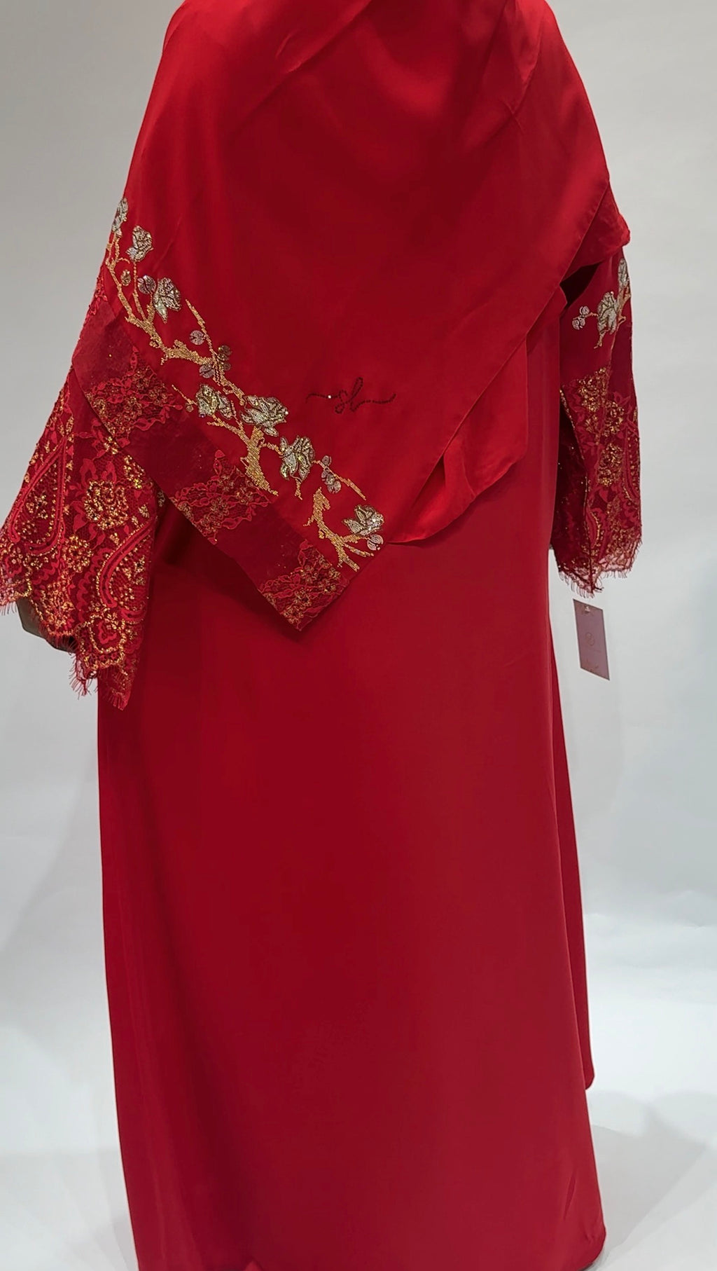 Ruby Royale Embroidered Abaya