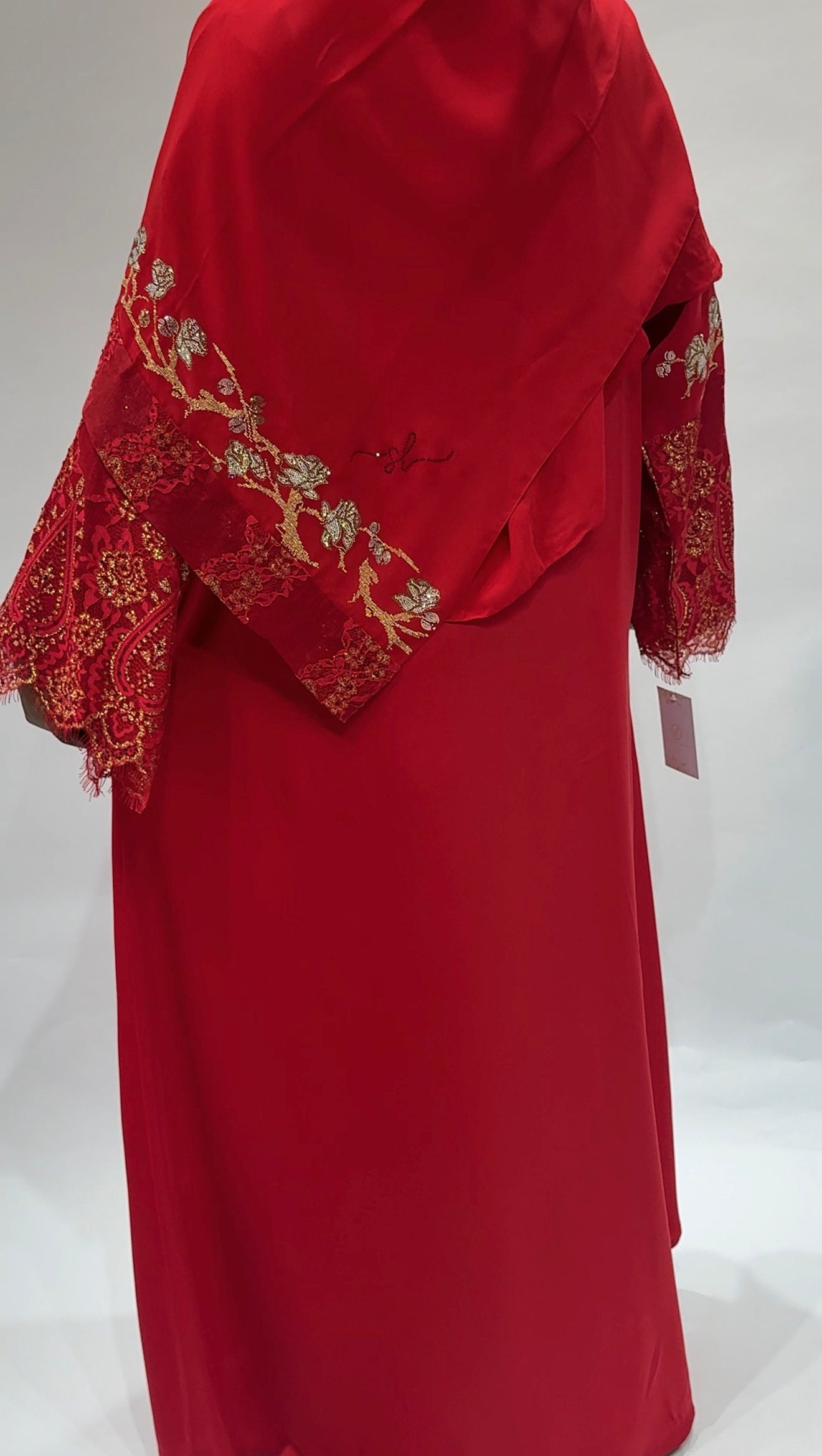 Ruby Royale Embroidered Abaya