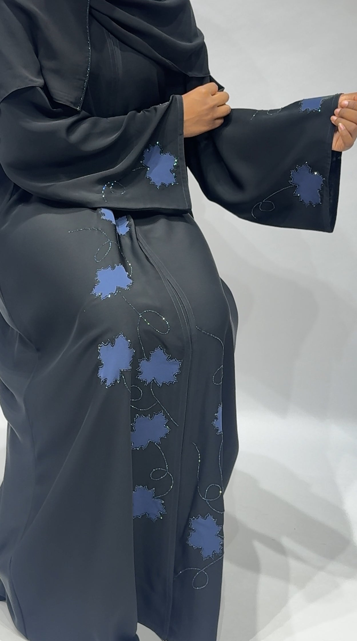 Dark Elegance Abaya