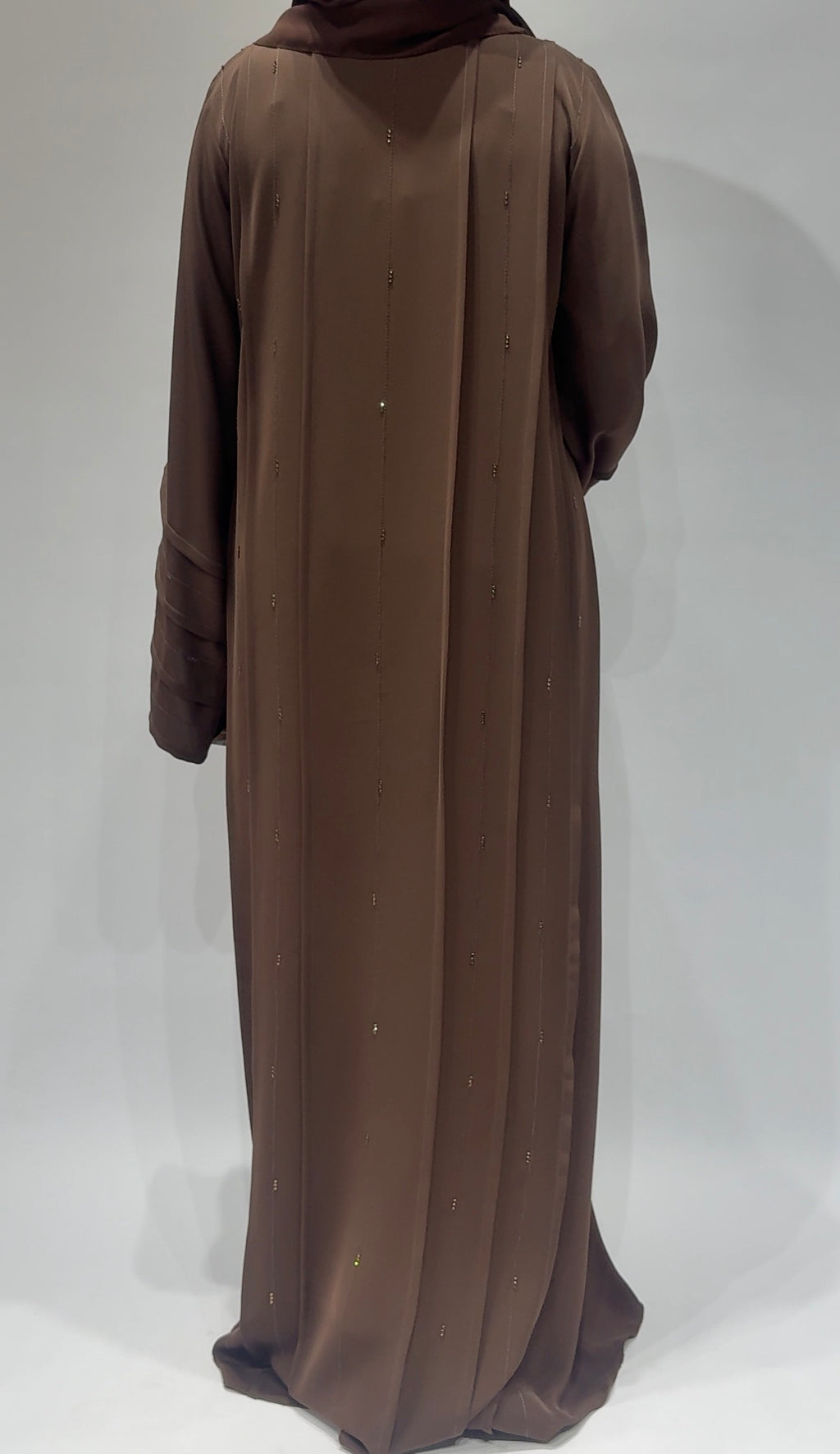 Mocha Grace Embellished Abaya