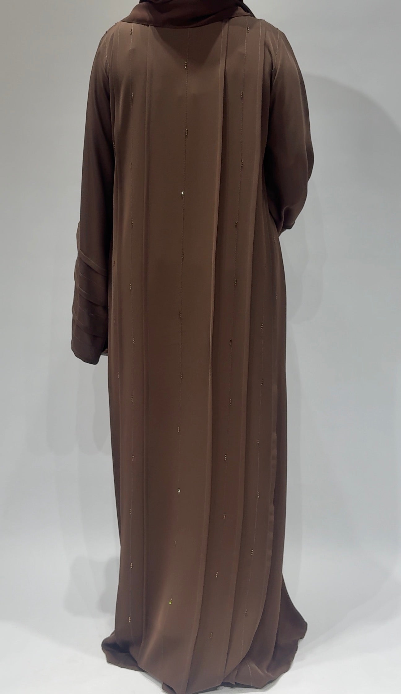Mocha Grace Embellished Abaya