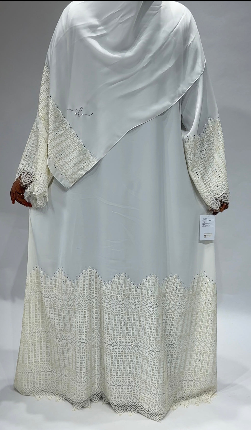 Elegant Ivory Exclusive-Abaya