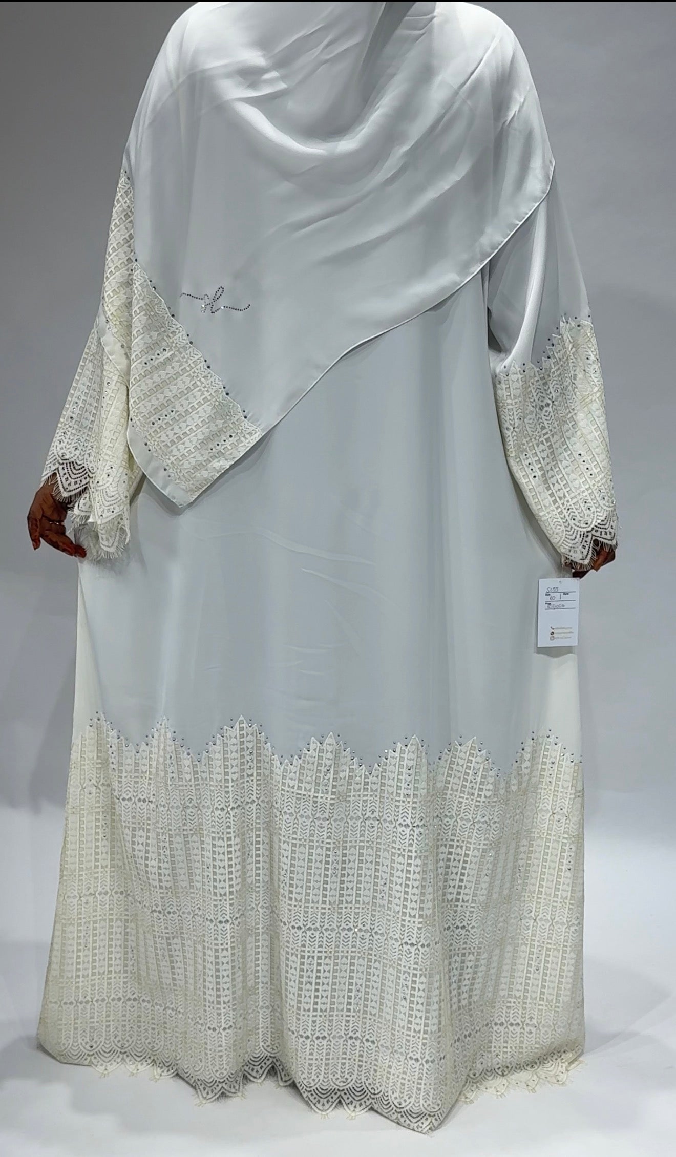Elegant Ivory Exclusive-Abaya