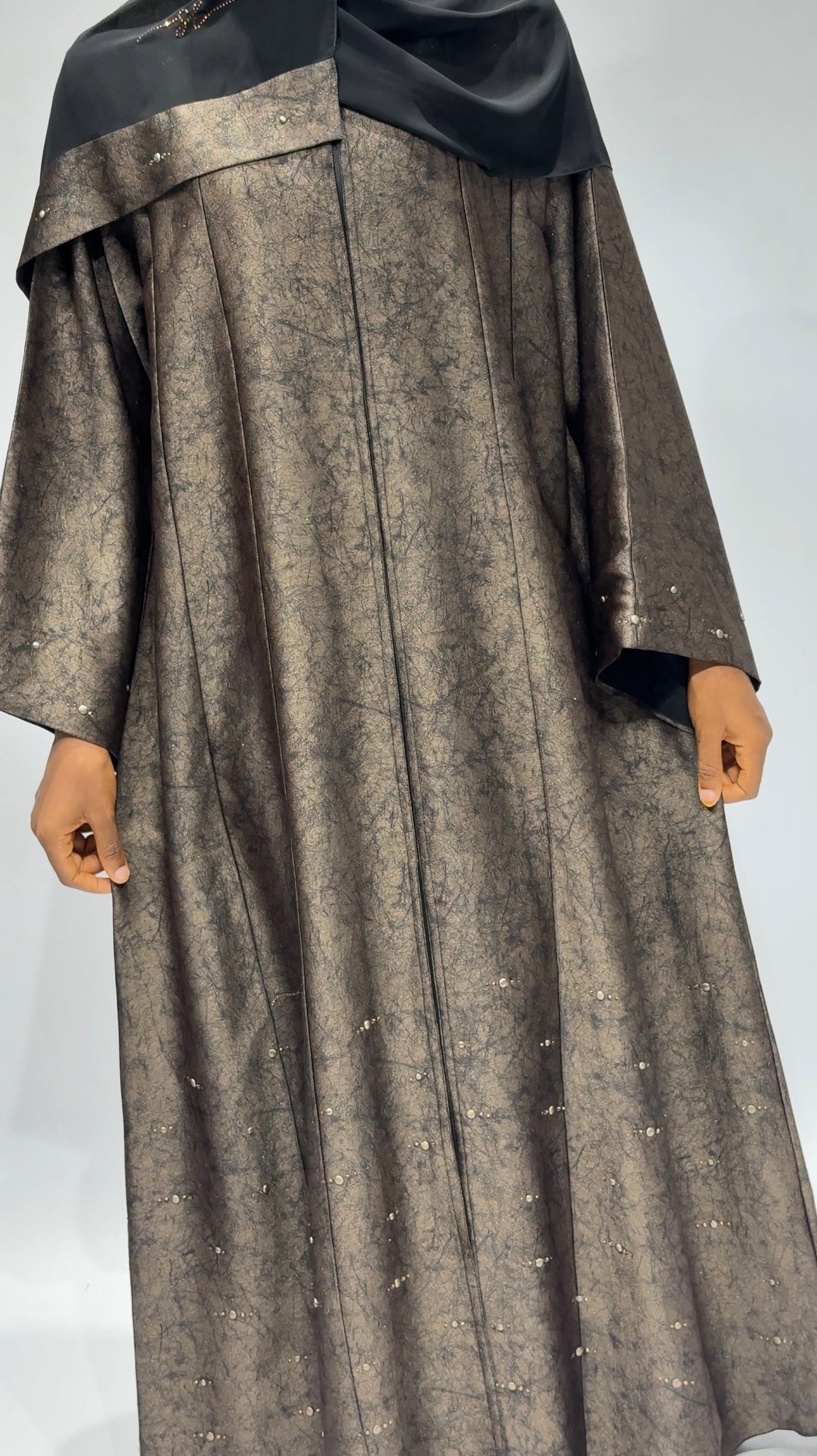 Midnight Mocha Luxe Abaya